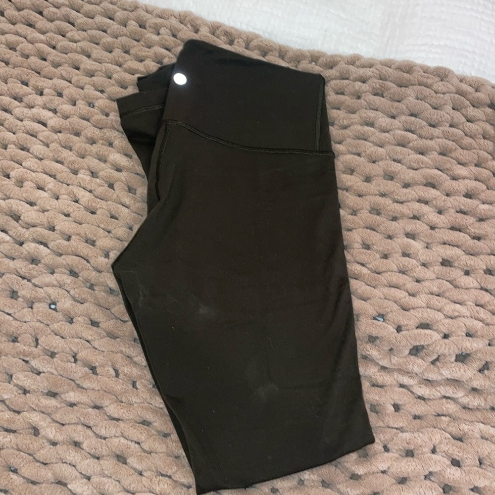 Lululemon dark green 28” leggings
